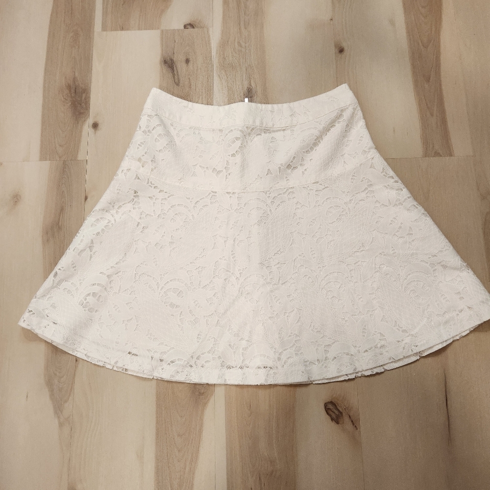 White Lace Skirt